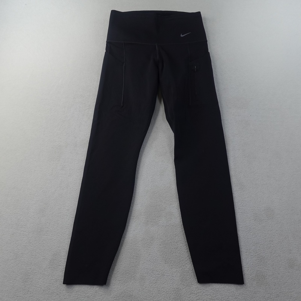 Nike Go Firm Support Leggings Womens M Black High Waist 7/8 Dri-FIT DQ5636